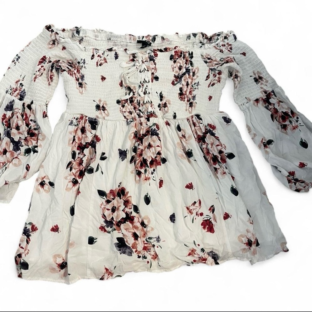 Torrid Floral Off-Shoulder Blouse